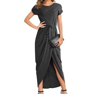 Maxi dress with slit